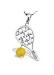 Laden Sie das Bild in den Galerie-Viewer, The Prince of Tennis Echizen Ryoma Tennis Racket Halskette 925 Silber