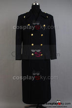 Laden Sie das Bild in den Galerie-Viewer, Torchwood Doktor Kapitän Jack Harkness Wollen Trenchcoat Lang Mantel Dunkelblaue Version