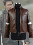 Laden Sie das Bild in den Galerie-Viewer, War of the Worlds Tom Cruise Brown Pleather Jacke