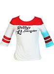 Laden Sie das Bild in den Galerie-Viewer, DC Comics Suicide Squad Harley Quinn T-shirt Cosplay Hemd Kostüm
